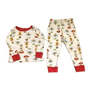 Disney Pixar Toy Story Baby toddler 2-Piece Pajamas PJ Size 3t (Woody) Holiday